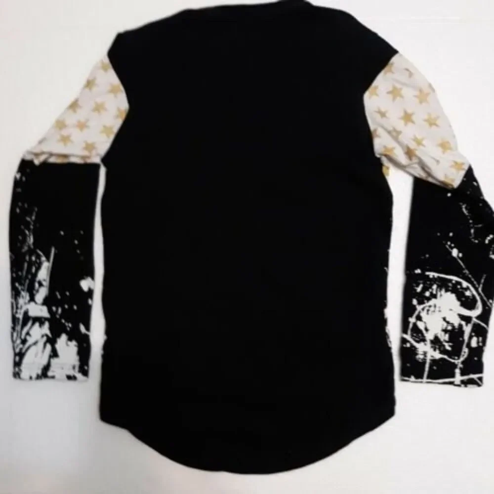 Smith & Graham Boys Sz 16 -18 Large Shirt American Hustler Long Sleeve